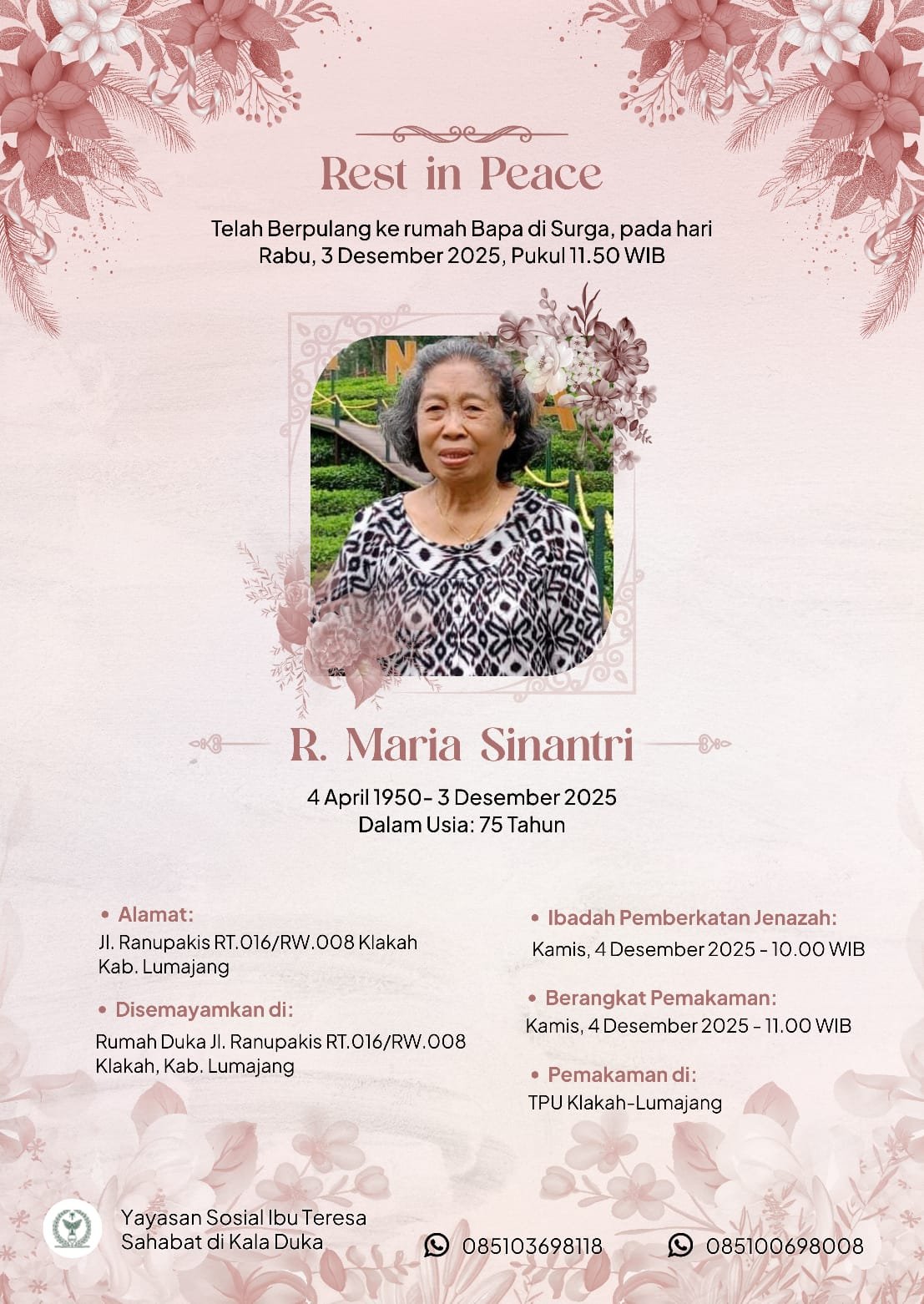 Ibu. R. Maria Sinantri